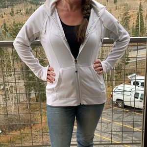 Athleta Strength Cozy Hoodie Full-Zip Sweatshirt